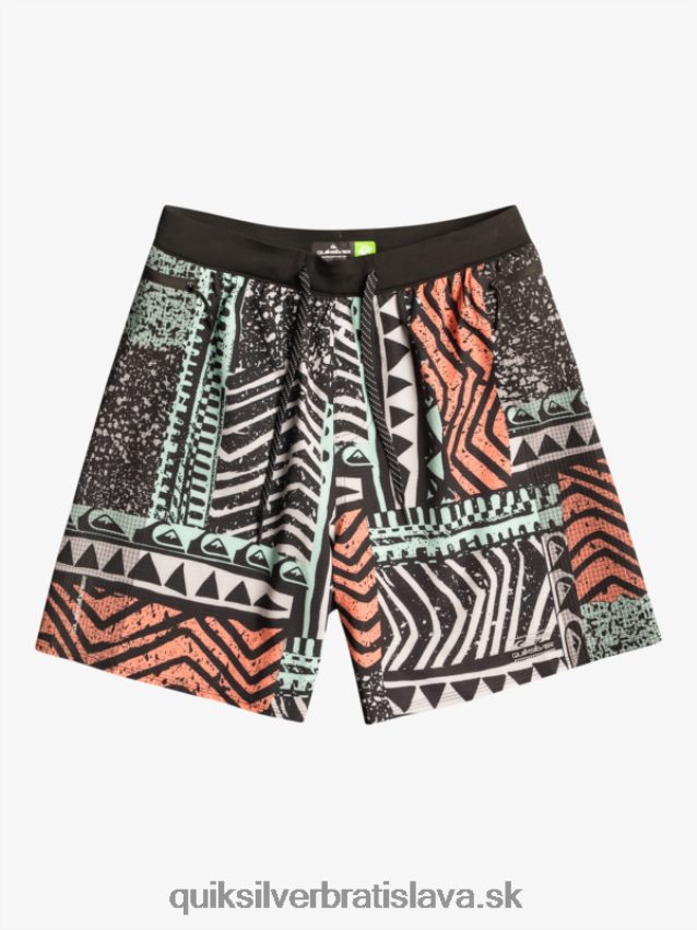 highlite omni krátkych 17 salv Quiksilver muži B80HXR808 šedo fialová