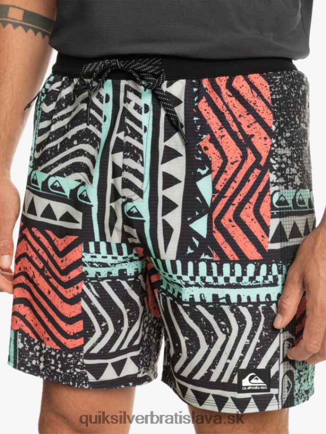 highlite omni krátkych 17 salv Quiksilver muži B80HXR808 šedo fialová