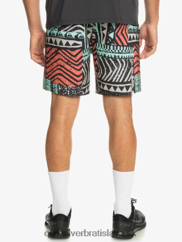 highlite omni krátkych 17 salv Quiksilver muži B80HXR808 šedo fialová