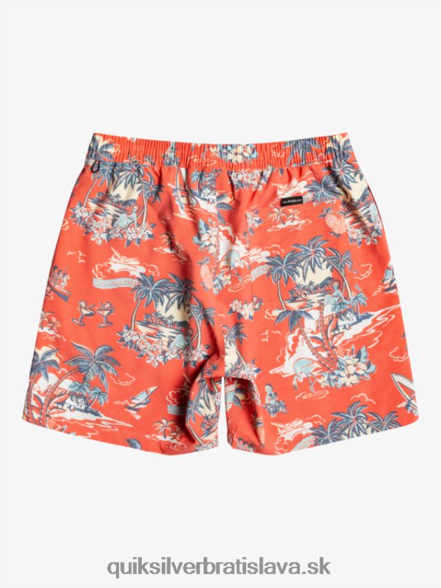 hotel paradiso 17 volejbalov Quiksilver muži B80HXR1766 hotel paradiso - aurora red