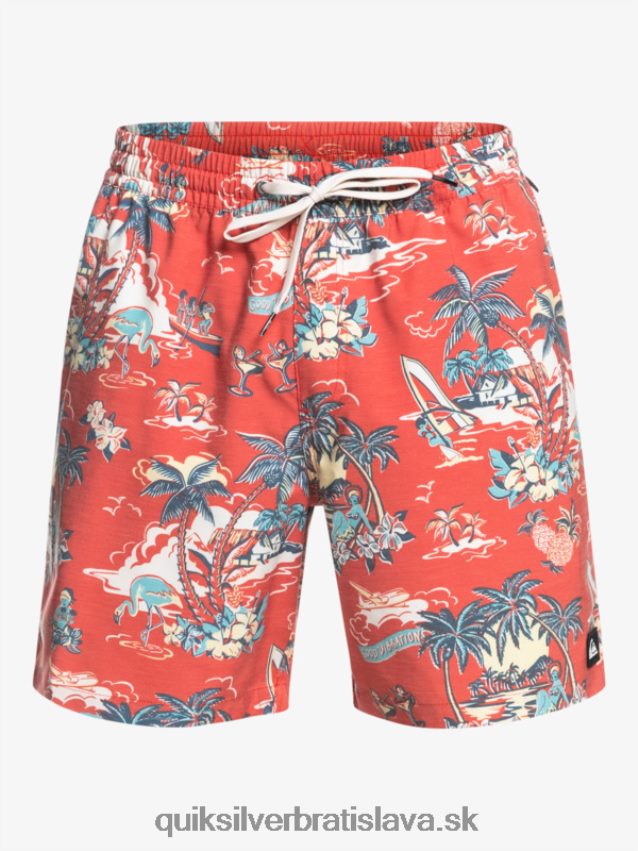 hotel paradiso 17 volejbalov Quiksilver muži B80HXR1766 hotel paradiso - aurora red