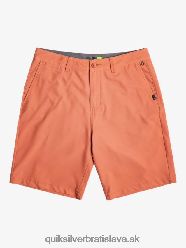 hybridné šortky ocean union obojživelník 20 Quiksilver muži B80HXR139 pálená hlina