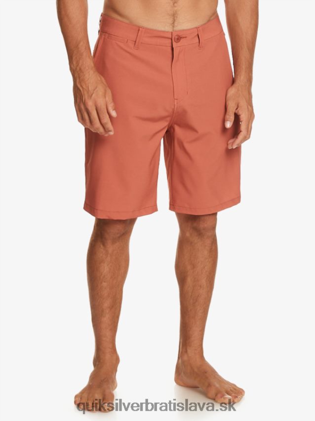 hybridné šortky ocean union obojživelník 20 Quiksilver muži B80HXR139 pálená hlina
