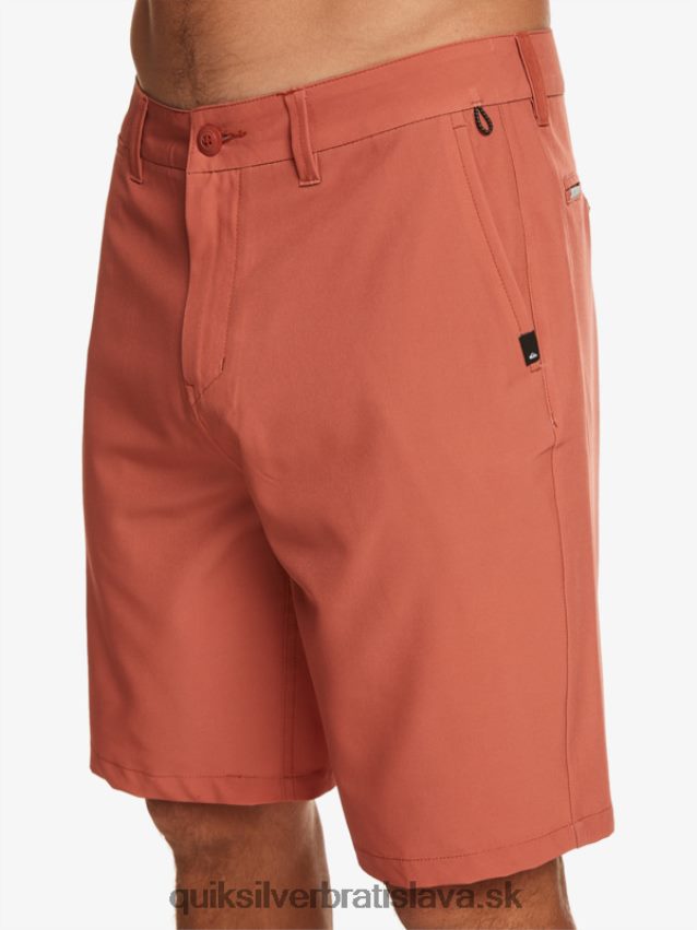 hybridné šortky ocean union obojživelník 20 Quiksilver muži B80HXR139 pálená hlina