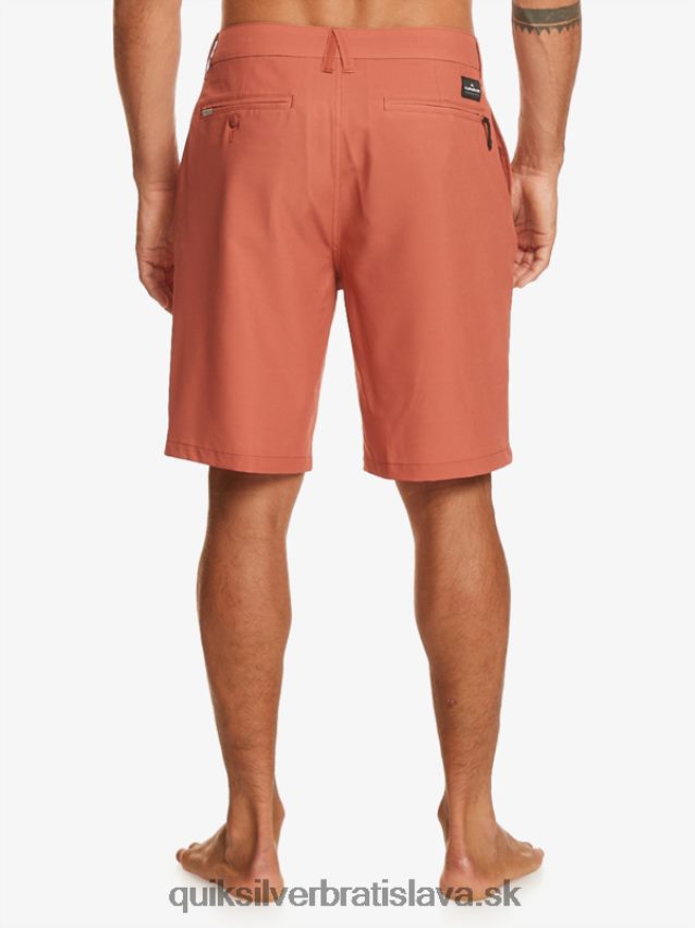 hybridné šortky ocean union obojživelník 20 Quiksilver muži B80HXR139 pálená hlina
