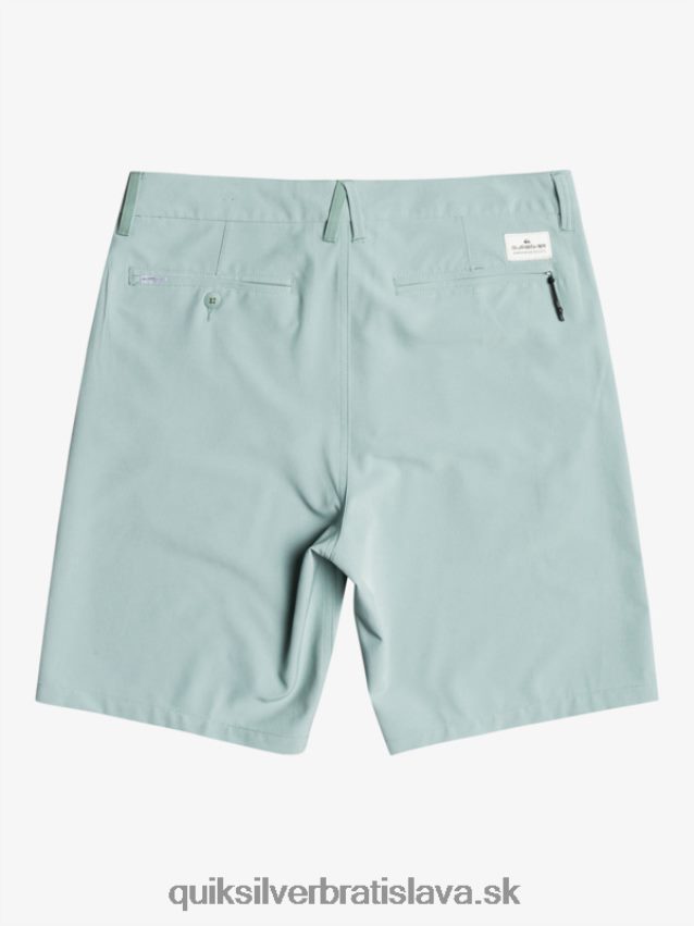 hybridné šortky ocean union obojživelník 20 Quiksilver muži B80HXR144 zelené prostredie