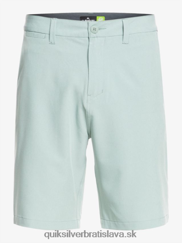 hybridné šortky ocean union obojživelník 20 Quiksilver muži B80HXR144 zelené prostredie