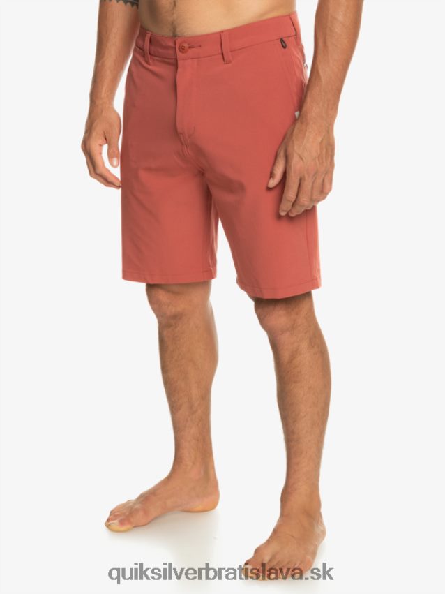hybridné šortky ocean union obojživelník 20 Quiksilver muži B80HXR147 marsala