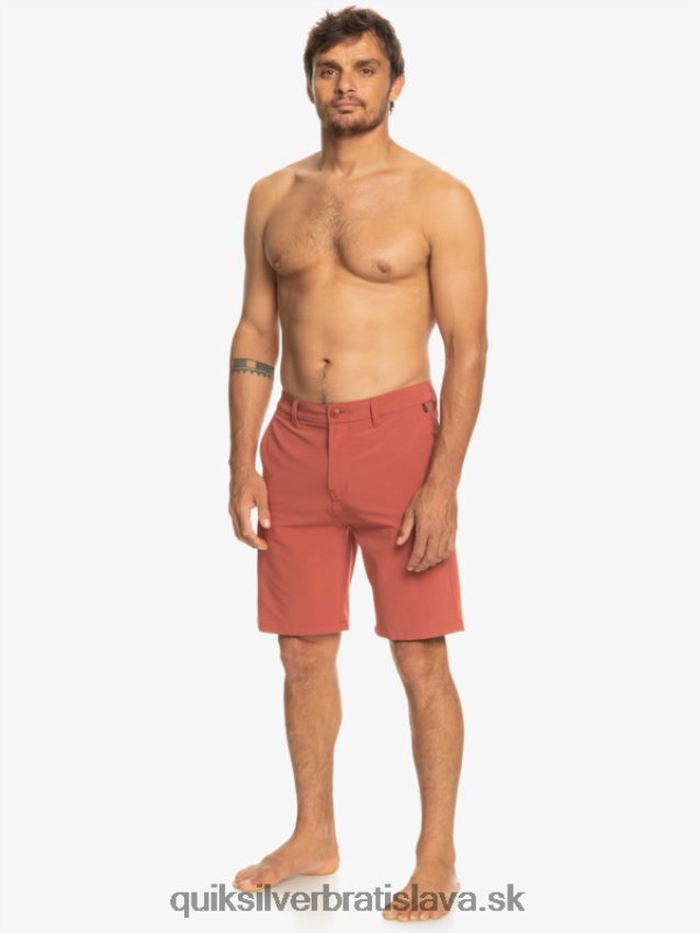 hybridné šortky ocean union obojživelník 20 Quiksilver muži B80HXR147 marsala