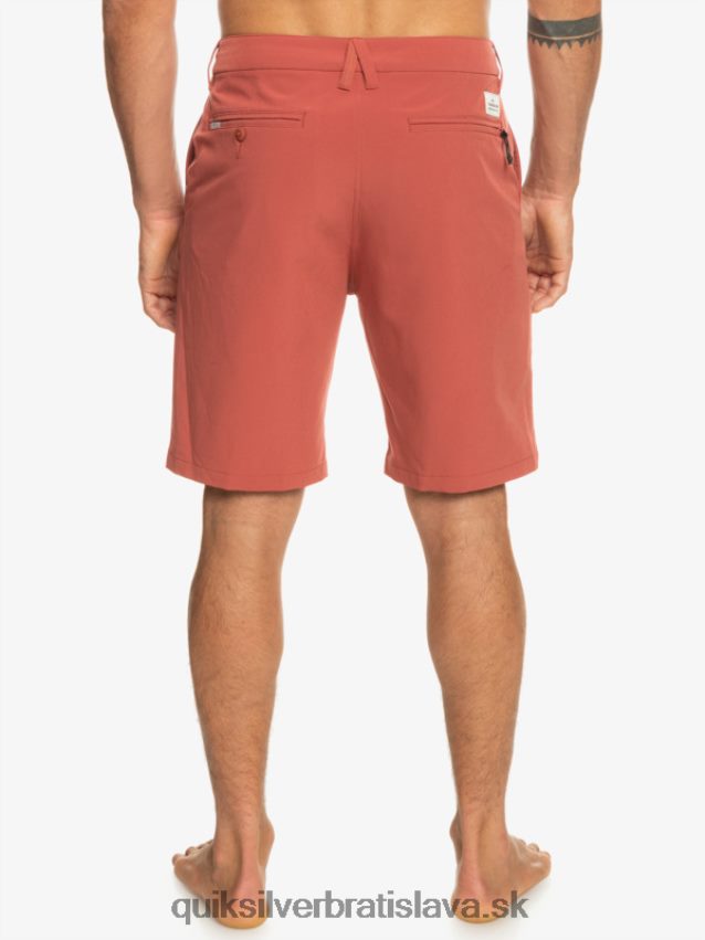 hybridné šortky ocean union obojživelník 20 Quiksilver muži B80HXR147 marsala
