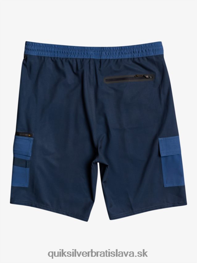 hybridné šortky waterman seafaring amphibian 20 Quiksilver muži B80HXR1851 polnočné námorníctvo