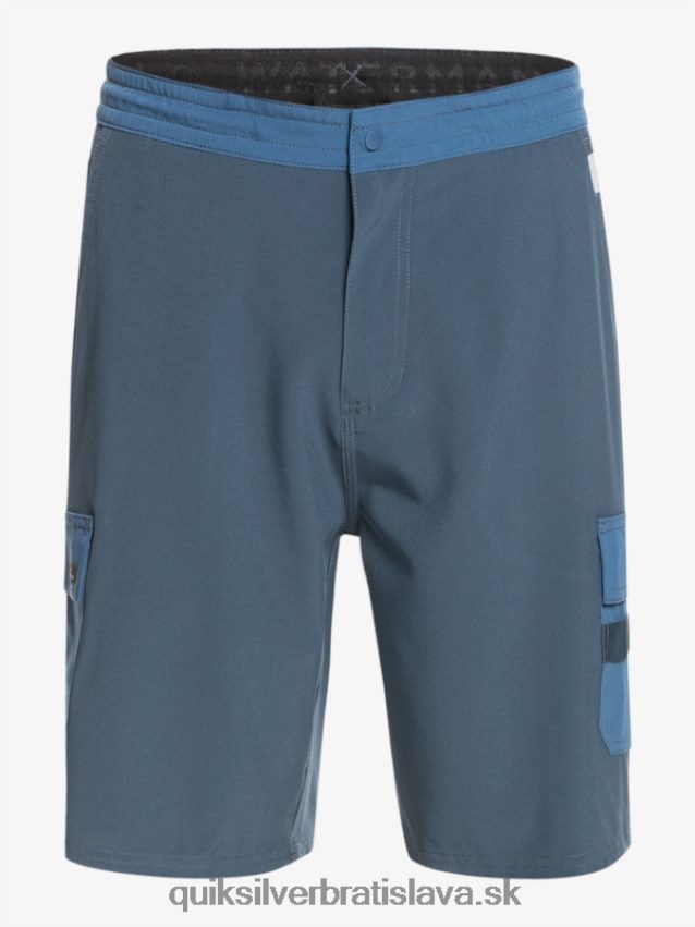 hybridné šortky waterman seafaring amphibian 20 Quiksilver muži B80HXR1851 polnočné námorníctvo
