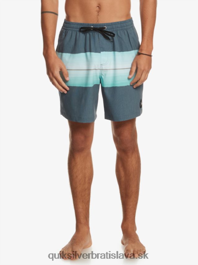 živicový odtieň ks 17 salv Quiksilver muži B80HXR1269 insígnie modrá