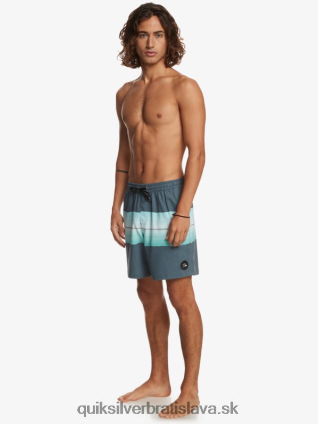živicový odtieň ks 17 salv Quiksilver muži B80HXR1269 insígnie modrá