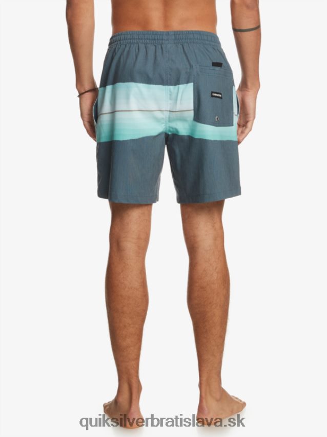 živicový odtieň ks 17 salv Quiksilver muži B80HXR1269 insígnie modrá