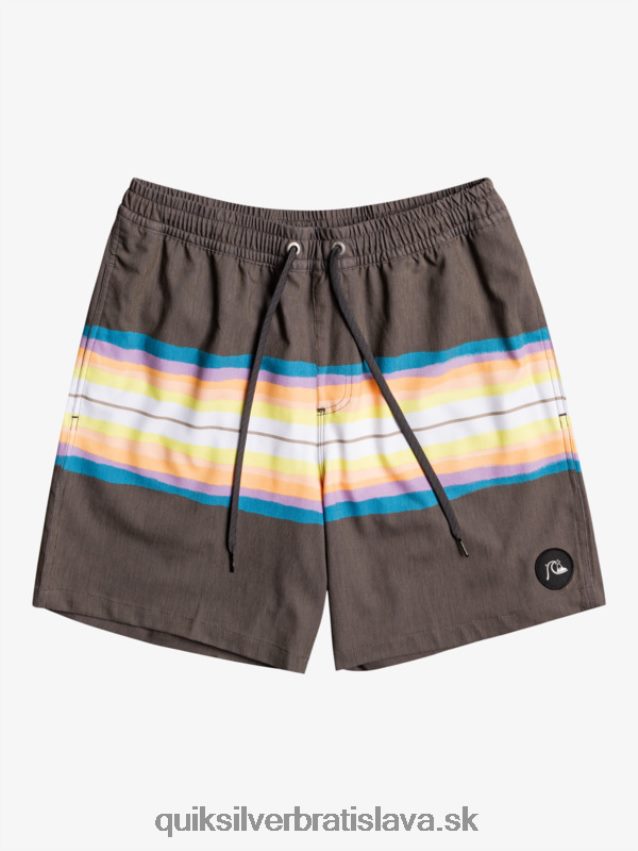 živicový odtieň ks 17 salv Quiksilver muži B80HXR1271 asfaltka