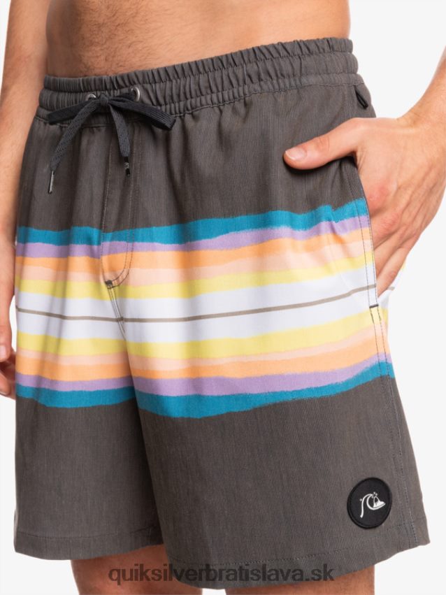 živicový odtieň ks 17 salv Quiksilver muži B80HXR1271 asfaltka