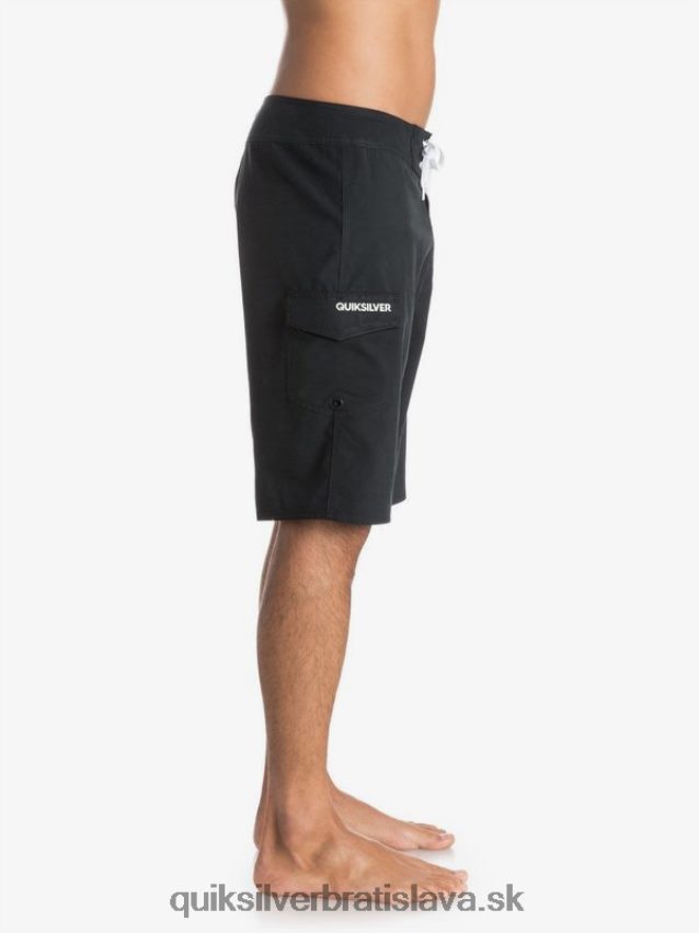 každý deň 21 kraťasov Quiksilver muži B80HXR1536 čierna