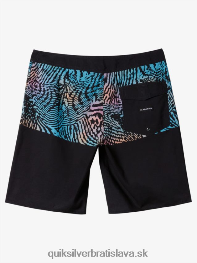 každodenná divízia 20 kraťasov Quiksilver muži B80HXR669 čierna