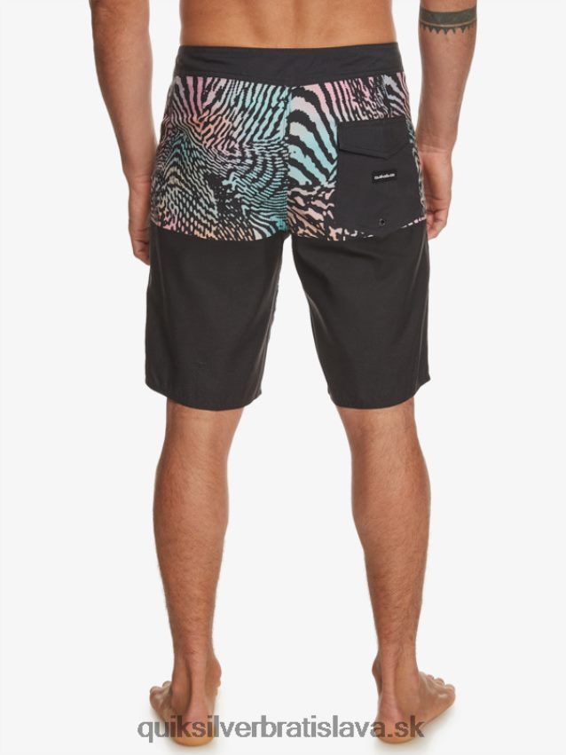každodenná divízia 20 kraťasov Quiksilver muži B80HXR669 čierna