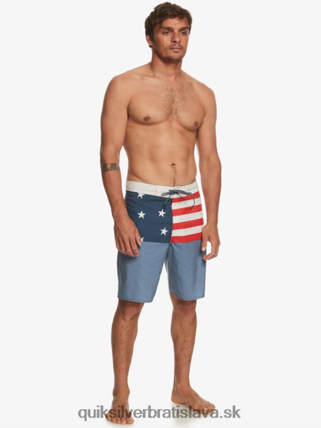 každodenná divízia 20 kraťasov Quiksilver muži B80HXR670 polnočné námorníctvo