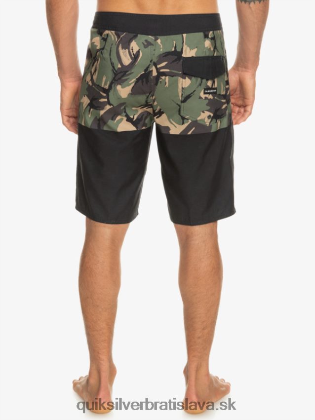 každodenná divízia 20 kraťasov Quiksilver muži B80HXR671 čierna
