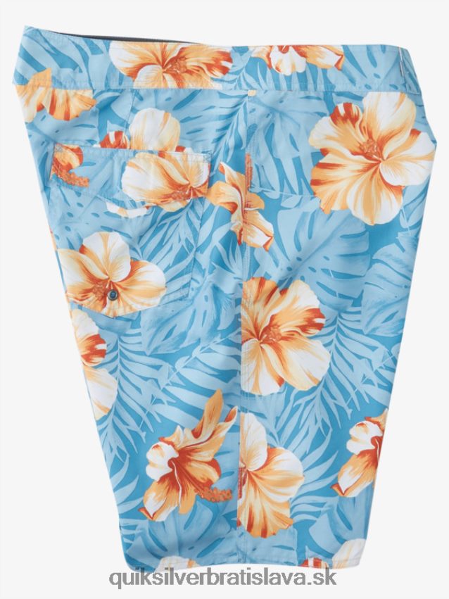 každodenné klasické kvetinové 20 boardšortky Quiksilver muži B80HXR1684 námorný prístav d kvetinový