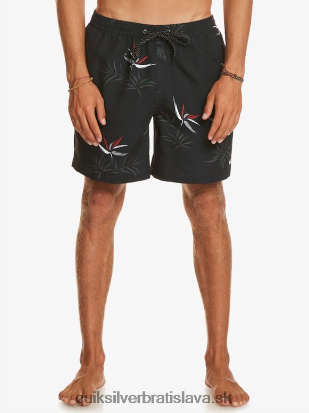 každodenný mix 17 volejov Quiksilver muži B80HXR675 čierna