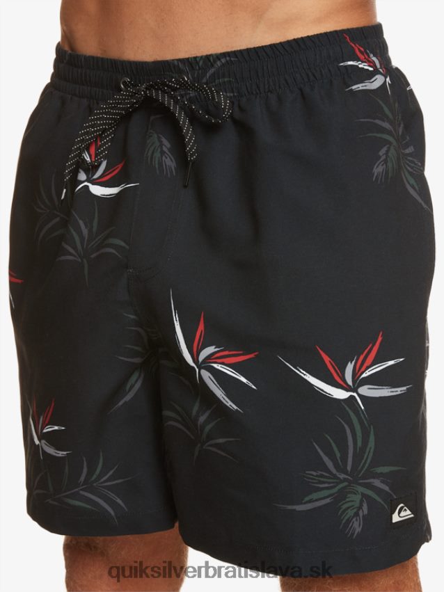 každodenný mix 17 volejov Quiksilver muži B80HXR675 čierna