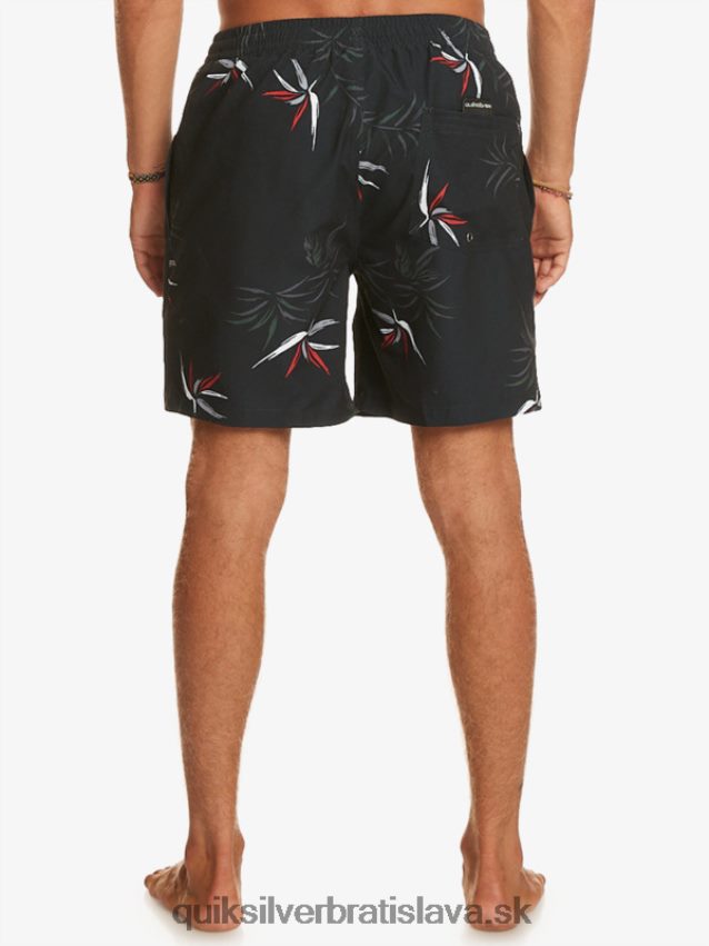 každodenný mix 17 volejov Quiksilver muži B80HXR675 čierna