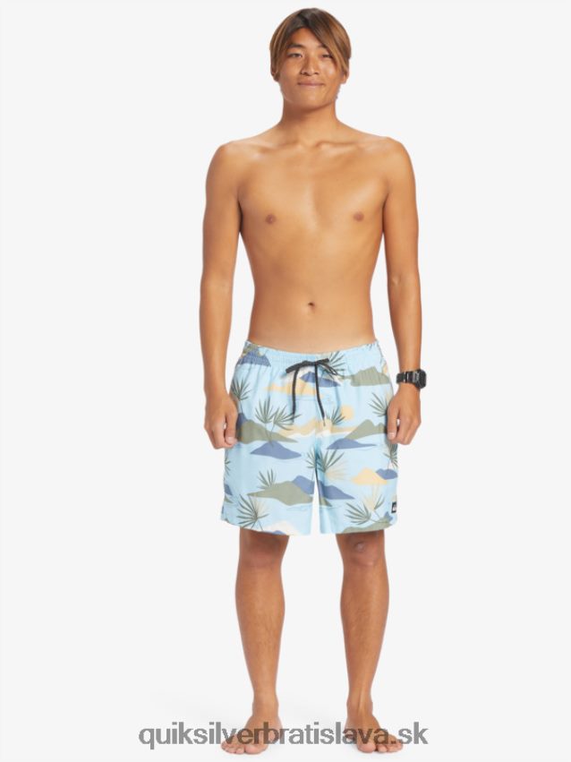 každodenný mix 17 volejov Quiksilver muži B80HXR677 modrá obloha