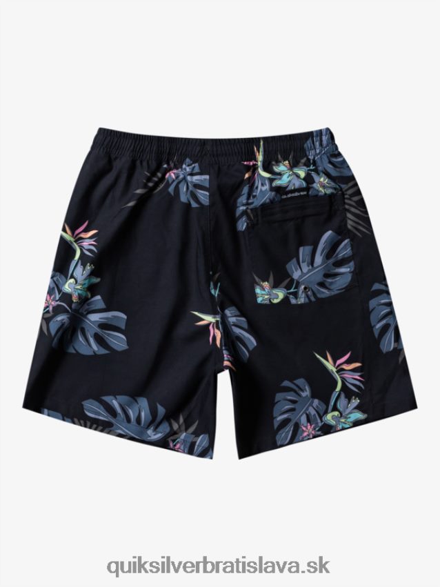 každodenný mix 17 volejov Quiksilver muži B80HXR681 čierna