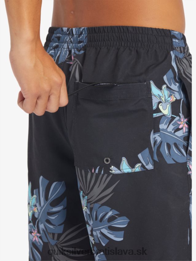 každodenný mix 17 volejov Quiksilver muži B80HXR681 čierna