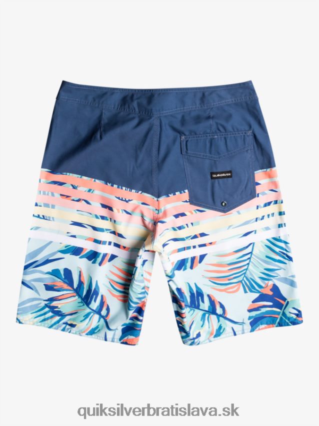 každodenné plážové šortky s bobtnavým videním Quiksilver muži B80HXR1616 insígnie modrá