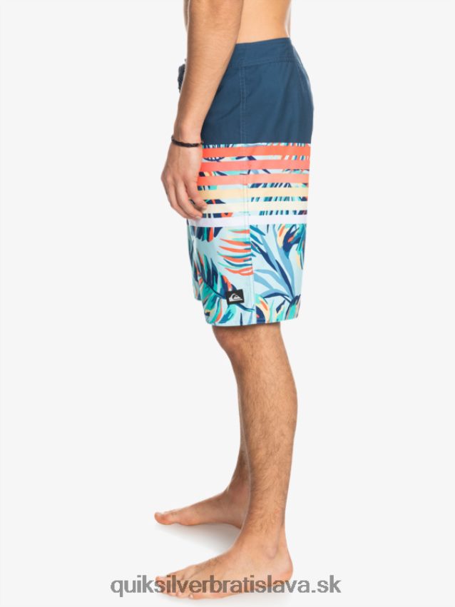 každodenné plážové šortky s bobtnavým videním Quiksilver muži B80HXR1616 insígnie modrá