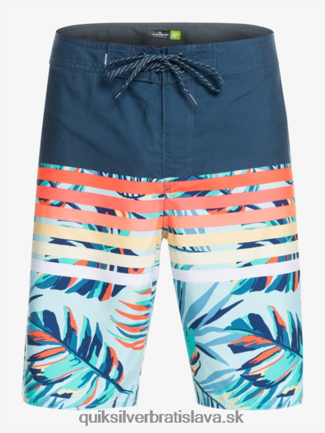 každodenné plážové šortky s bobtnavým videním Quiksilver muži B80HXR1616 insígnie modrá