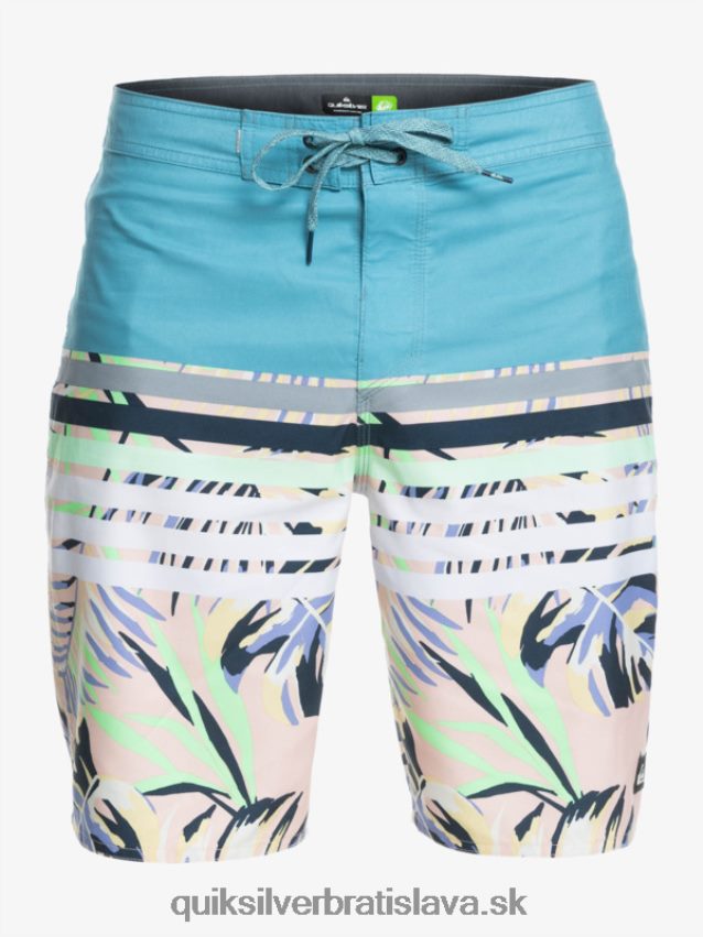 každodenné plážové šortky s bobtnavým videním Quiksilver muži B80HXR1617 delfská modrá