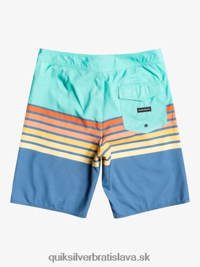 každodenné plážové šortky s bobtnavým videním Quiksilver muži B80HXR1619 bazénová modrá