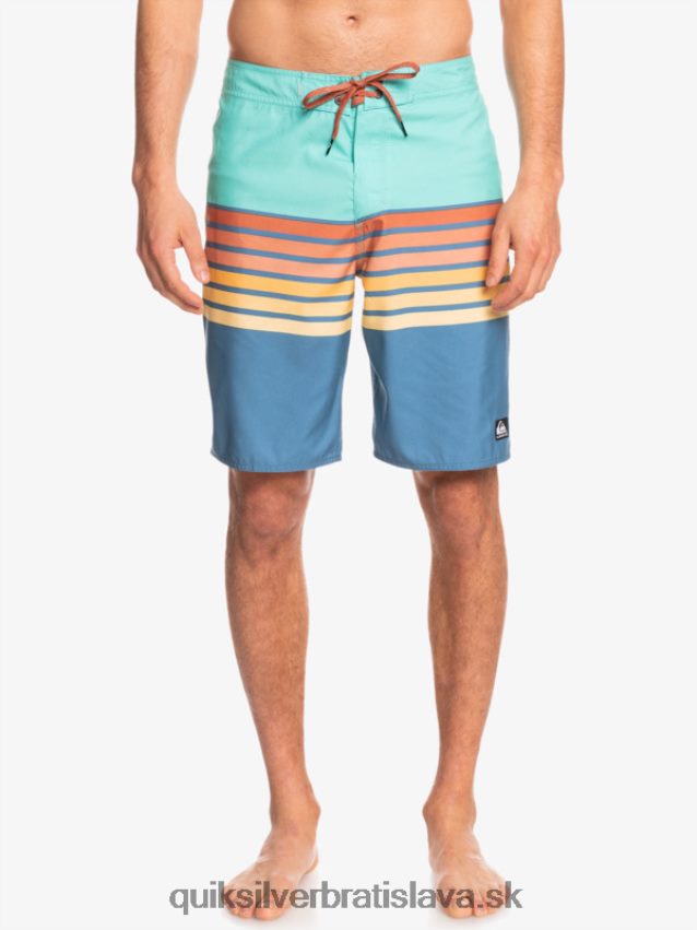 každodenné plážové šortky s bobtnavým videním Quiksilver muži B80HXR1619 bazénová modrá