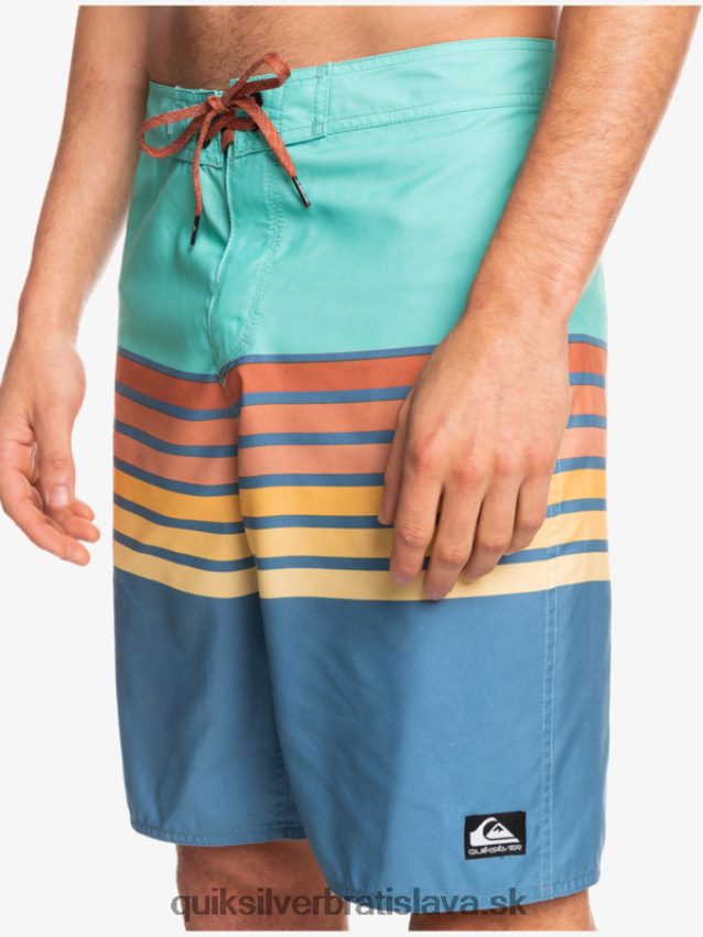každodenné plážové šortky s bobtnavým videním Quiksilver muži B80HXR1619 bazénová modrá