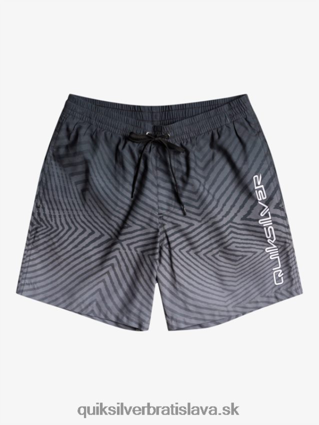 každodenné pokrivené logo 17 salv Quiksilver muži B80HXR1180 čierna