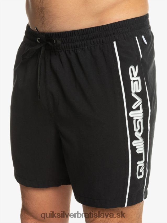 každodenný vert 16 volejov Quiksilver muži B80HXR698 čierna