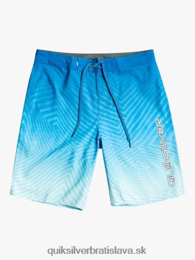každodenné warp fade 20 šortky Quiksilver muži B80HXR1282 šnorchlovať modrá