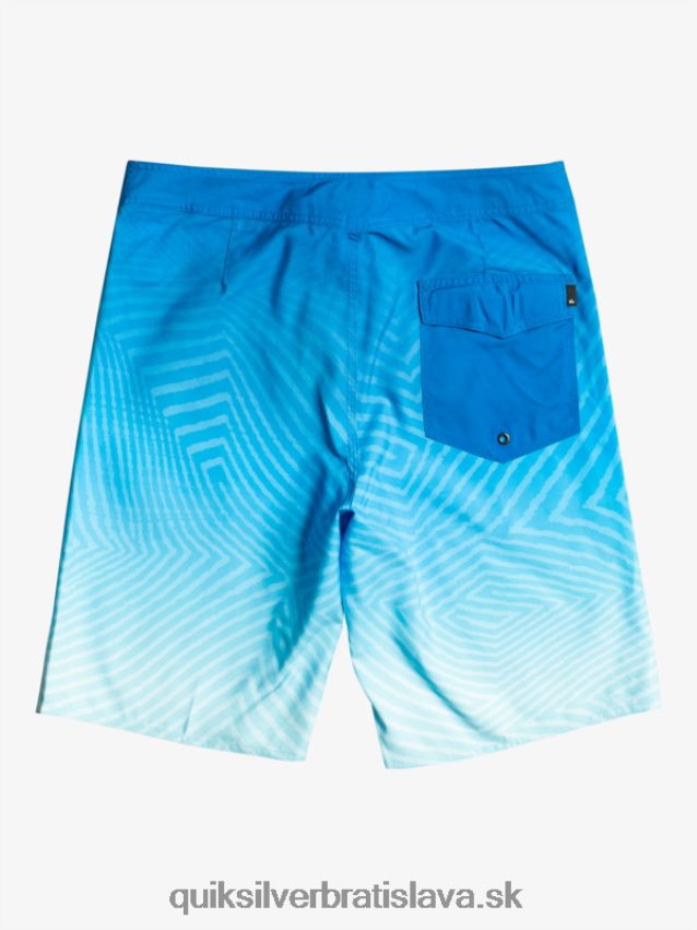 každodenné warp fade 20 šortky Quiksilver muži B80HXR1282 šnorchlovať modrá