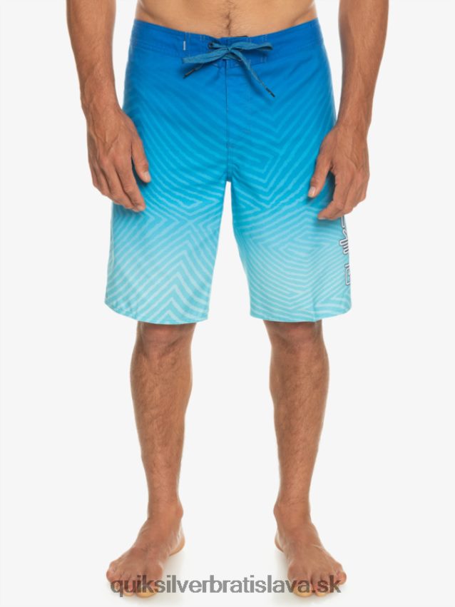 každodenné warp fade 20 šortky Quiksilver muži B80HXR1282 šnorchlovať modrá