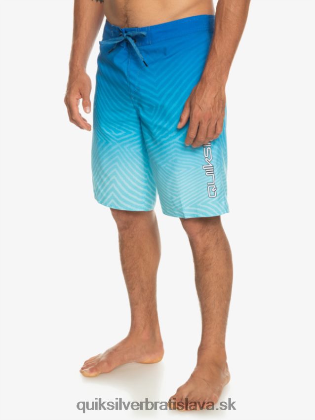 každodenné warp fade 20 šortky Quiksilver muži B80HXR1282 šnorchlovať modrá