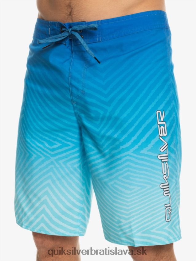 každodenné warp fade 20 šortky Quiksilver muži B80HXR1282 šnorchlovať modrá