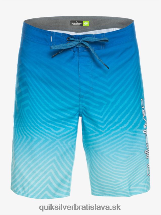 každodenné warp fade 20 šortky Quiksilver muži B80HXR1282 šnorchlovať modrá
