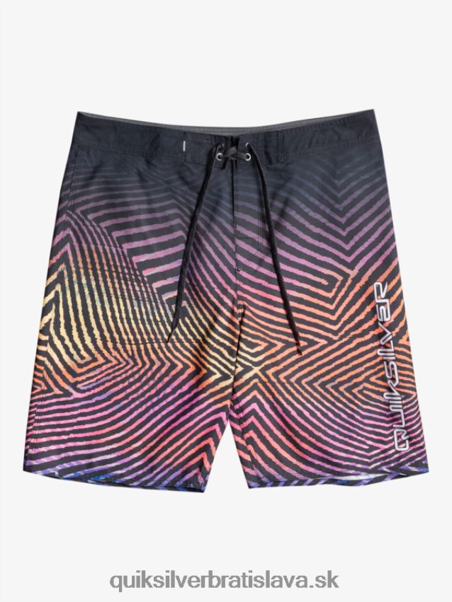 každodenné warp fade 20 šortky Quiksilver muži B80HXR1283 asfaltka