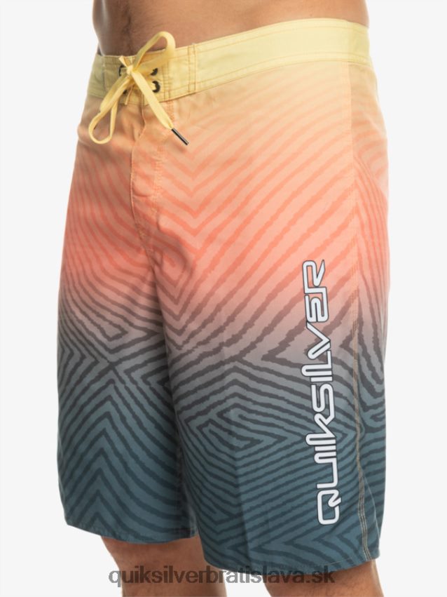 každodenné warp fade 20 šortky Quiksilver muži B80HXR1284 polnočné námorníctvo